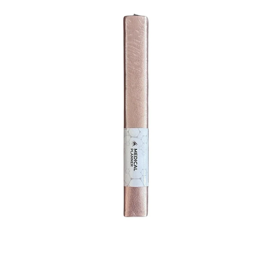 Clever Fox Medical Planner Wellness Journal Health‎ Diary Rose Gold 12 Month
